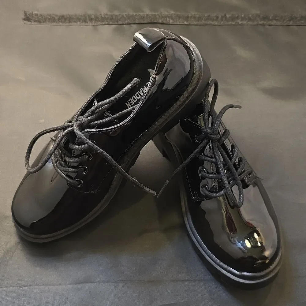 BRAND NEW STEVE MADDEN LACE-UP PLAFORM GIRLD LOAFER G1